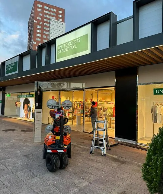 instalación en tienda 1